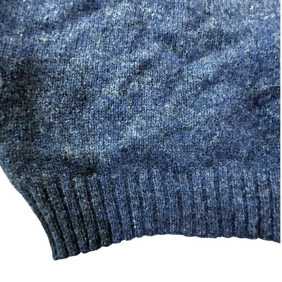 VTG Button Up Grandpa Core Shetland Wool Ireland Argyle Sweater Vest Men Large - Picture 5 of 10